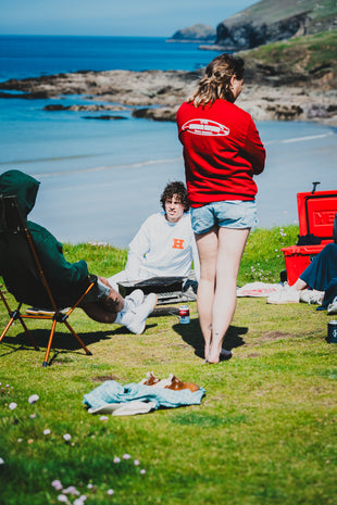 Red Surfboard Sweatshirt