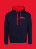 Navy and Red Hoodie